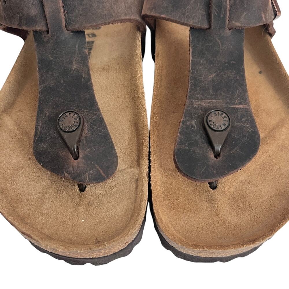 Birkenstock Gizeh Leather Summer Sandal Size 43EU - Picture 5 of 11